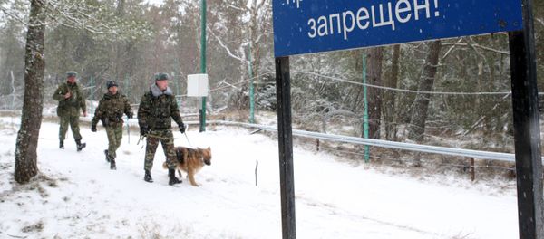Work of border guards on Russian-Lithuanian border in Ribachy village, Kaliningrad region - Sputnik International