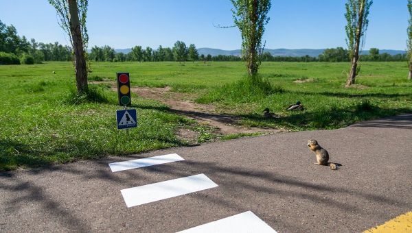 Crosswalk for marmots - Sputnik International