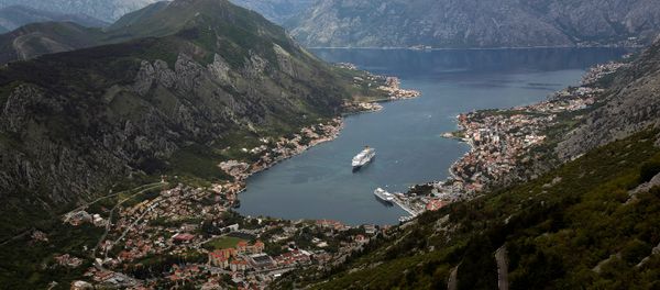 A cruiser ship arrives to UNESCO protected Region of Kotor, Montenegro April 27, 2017 A cruiser ship arrives to UNESCO protected Region of Kotor, Montenegro April 27, 2017 - Sputnik International