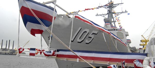USS Dewey South China Sea - Sputnik International
