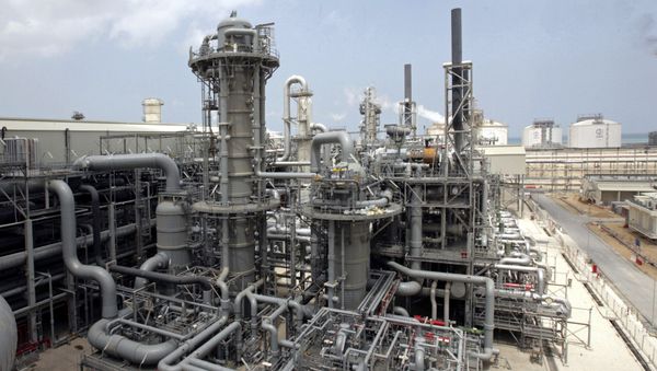 Gas production facility is seen at Ras Laffan, Qatar (File) - Sputnik International