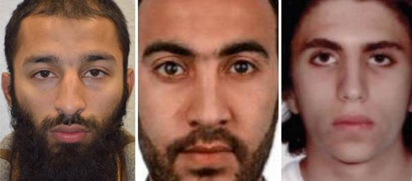 Italian national Youssef Zaghba, 22, identified by Italian and British law enforcement bodies as the third man shot dead by police officers during the attack on London Bridge and Borough Market is seen on right with the other two men named, Khuram Shazad Butt on left and Rachid Redouane, in an undated image handed out by the Metropolitan Police, June 6, 2017, Italian national Youssef Zaghba, 22, identified by Italian and British law enforcement bodies as the third man shot dead by police officers during the attack on London Bridge and Borough Market is seen on right with the other two men named, Khuram Shazad Butt on left and Rachid Redouane, in an undated image handed out by the Metropolitan Police, June 6, 2017, - Sputnik International