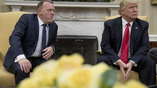 President Donald Trump and Danish Prime Minister Lars Lokke Rasmussen listen to a question from members of the media in the Oval Office at the White House in Washington, Thursday, March 30, 2017 - Sputnik International