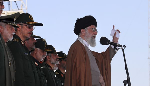 In this picture released by official website of the office of the Iranian supreme leader on Wednesday, May 10, 2017, Supreme Leader Ayatollah Ali Khamenei speaks during a graduation ceremony of a group of the Revolutionary Guard cadets in Tehran, Iran. In this picture released by official website of the office of the Iranian supreme leader on Wednesday, May 10, 2017, Supreme Leader Ayatollah Ali Khamenei speaks during a graduation ceremony of a group of the Revolutionary Guard cadets in Tehran, Iran. - Sputnik International