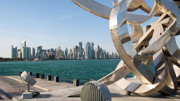 Buildings are seen from across the water in Doha, Qatar June 5, 2017. Buildings are seen from across the water in Doha, Qatar June 5, 2017. - Sputnik International