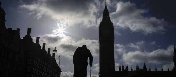 A statue of former British Prime Minister Winston Churchill silhouettes in front of the Houses of Parliament the day after Britain's national elections in London, Friday, June 9, 2017. A statue of former British Prime Minister Winston Churchill silhouettes in front of the Houses of Parliament the day after Britain's national elections in London, Friday, June 9, 2017. - Sputnik International