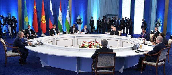 Meeting of the Council of Heads of State of the Shanghai Cooperation Organization (SCO). Meeting of the Council of Heads of State of the Shanghai Cooperation Organization (SCO). - Sputnik International