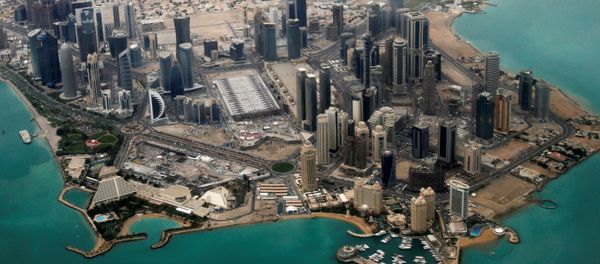 FILE PHOTO - An aerial view of Doha's diplomatic area March 21, 2013. FILE PHOTO - An aerial view of Doha's diplomatic area March 21, 2013. - Sputnik International