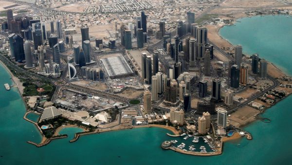 FILE PHOTO - An aerial view of Doha's diplomatic area March 21, 2013. FILE PHOTO - An aerial view of Doha's diplomatic area March 21, 2013. - Sputnik International