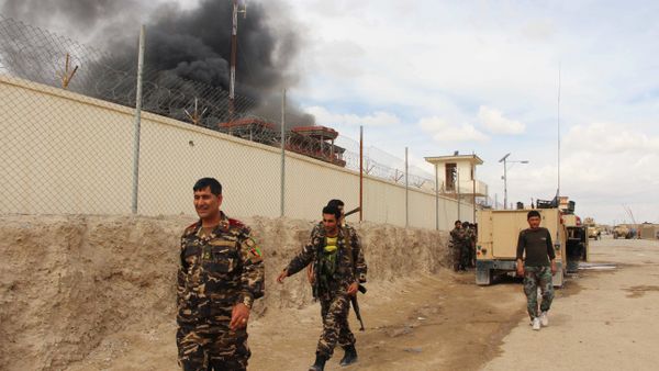 In this March 9, 2016 file photo, smoke rises from a building, where Taliban insurgents hide during a fire fight with Afghan security forces, in Helmand province, south west Afghanistan. In this March 9, 2016 file photo, smoke rises from a building, where Taliban insurgents hide during a fire fight with Afghan security forces, in Helmand province, south west Afghanistan. - Sputnik International