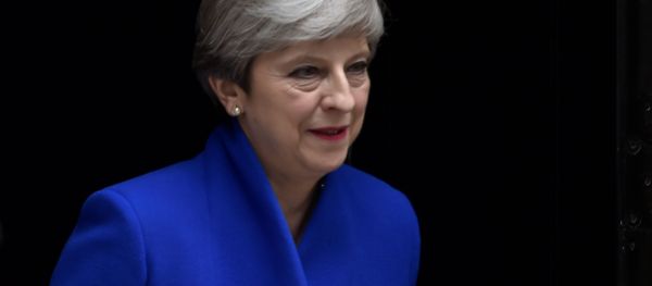 Britain's Primer Minister Theresa May leaves Downing Street on her way to Buckingham Palace after Britain's election in London, Britain June 9, 2017. Britain's Primer Minister Theresa May leaves Downing Street on her way to Buckingham Palace after Britain's election in London, Britain June 9, 2017. - Sputnik International