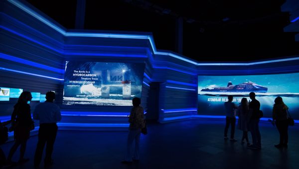 Visitors to the Expo 2017 specialized international exhibition in Astana - Sputnik International