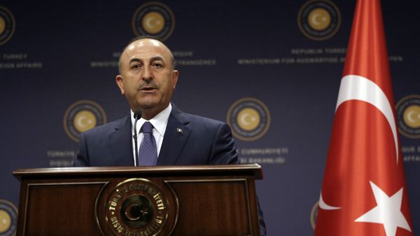 Turkey's Foreign Minister Mevlut Cavusoglu speaks during a joint news conference with German Foreign Minister Sigmar Gabriel in Ankara, Turkey, Monday, June 5, 2017 - Sputnik International