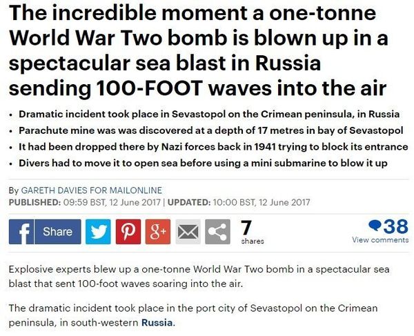  Daily Mail screenshot - Sputnik International
