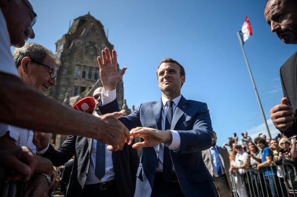 French President Emmanuel Macron leaves the polling station after voting in the first of two rounds of parliamentary elections in Le Touquet, France, June 11, 2017 French President Emmanuel Macron leaves the polling station after voting in the first of two rounds of parliamentary elections in Le Touquet, France, June 11, 2017 - Sputnik International