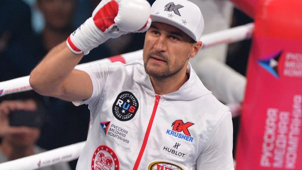 Russia's Sergey Kovalev prior to the fight with Isaac Chilemba of Malawi for the WBA (Super), WBO and IBF champion title. - Sputnik International