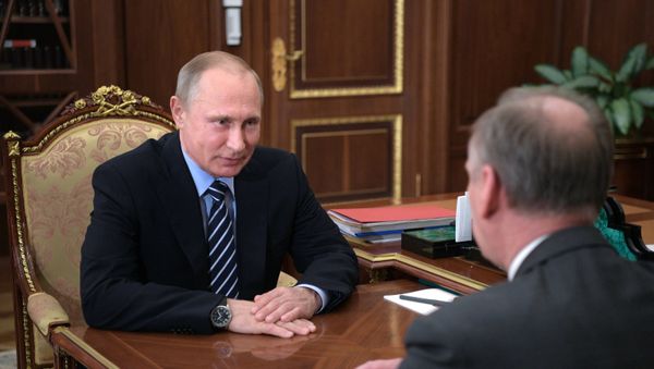 President Putin meets with Russia's Security Council Secretary Patrushev President Putin meets with Russia's Security Council Secretary Patrushev - Sputnik International