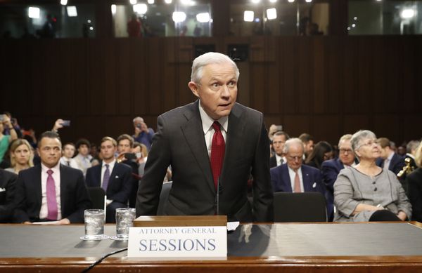 Attorney General Jeff Sessions arrives on Capitol Hill in Washington, Tuesday, June 13, 2017, to testify before the Senate Intelligence Committee hearing about his role in the firing of James Comey, his Russian contacts during the campaign and his decision to recuse from an investigation into possible ties between Moscow and associates of President Donald Trump.  - Sputnik International