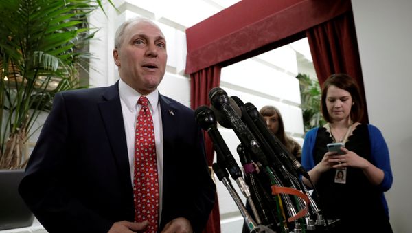 House Majority Whip Steve Scalise (R-LA) speaks to reporters at the U.S. Capitol, hours before an expected vote to repeal Obamacare in Washington, D.C., U.S. on May 4, 2017 - Sputnik International