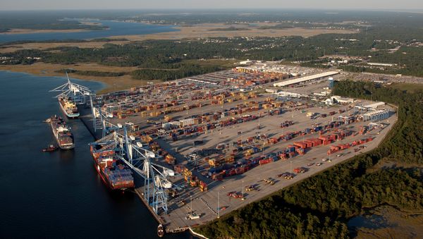 Wando Welch Terminal, Port of Charleston - Sputnik International