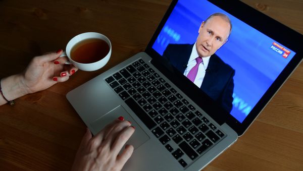 Broadcast of Direct Line with Vladimir Putin - Sputnik International