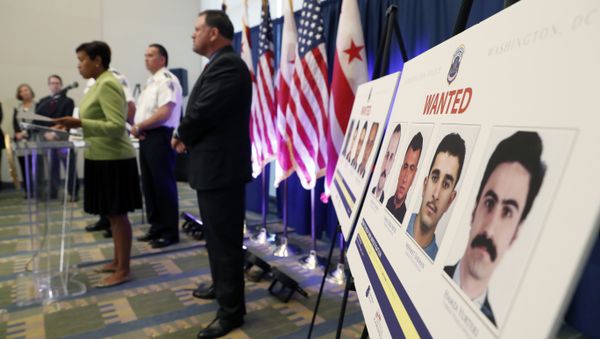 District of Columbia Mayor Muriel Bowser, left, with Metropolitan Police Department Chief Peter Newsham, center, and Brian Ebert, U.S. Secret Service Special Agent in Charge of the Washington Field Office, speaks during a news conference in Washington, Thursday, June 15, 2017, about the May 16, 2017, altercation outside the Turkish Embassy in Washington during the visit of the Turkish president - Sputnik International