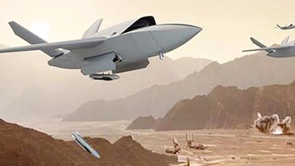 Robotic drpne UTAP-22 Mako, developed Kratos Defense & Security Solutions - Sputnik International