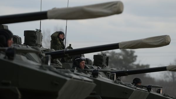 A BMD-4M airborne assault is at Alabino base. (File) - Sputnik International