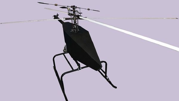 New model of an unmanned aerial vehicle (UAV) of the 'Voron 777-1' helicopter type - Sputnik International