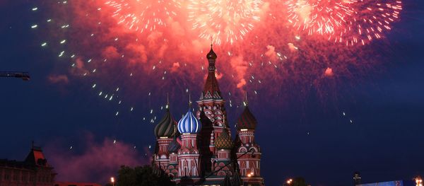 Russia Day fireworks display on Red Square, Moscow Russia Day fireworks display on Red Square, Moscow - Sputnik International