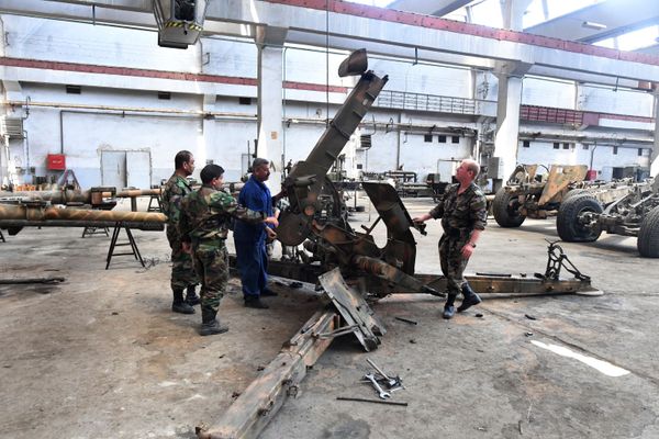 Respite Between Battles: Syrian Army's Artillery and Mortars Gain New Life at Hama Plant Respite Between Battles: Syrian Army's Artillery and Mortars Gain New Life at Hama Plant - Sputnik International