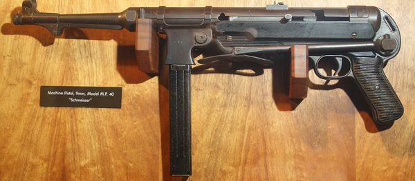 Machine pistol, 9mm, Model M.P. 40 Schmeisser submachine gun. Exhibited at the Battery Randolf US Army Museum in Honolulu, Hawaii. Machine pistol, 9mm, Model M.P. 40 Schmeisser submachine gun. Exhibited at the Battery Randolf US Army Museum in Honolulu, Hawaii. - Sputnik International