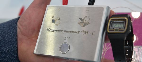 The Ni-63 nickel isotope is suitable for miniature and safe power sources that do not require to be recharged for several decades, and could be used in extreme or difficult conditions in medicine, space or other fields. The Ni-63 nickel isotope is suitable for miniature and safe power sources that do not require to be recharged for several decades, and could be used in extreme or difficult conditions in medicine, space or other fields. - Sputnik International