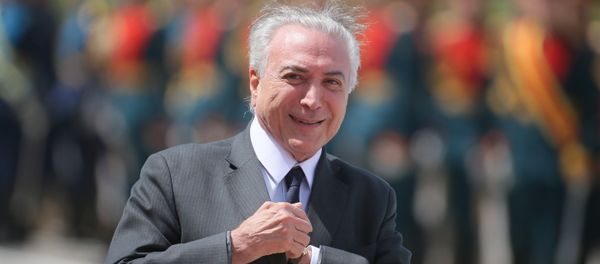 Brazilian President Michel Temer arrives in Moscow Brazilian President Michel Temer arrives in Moscow - Sputnik International
