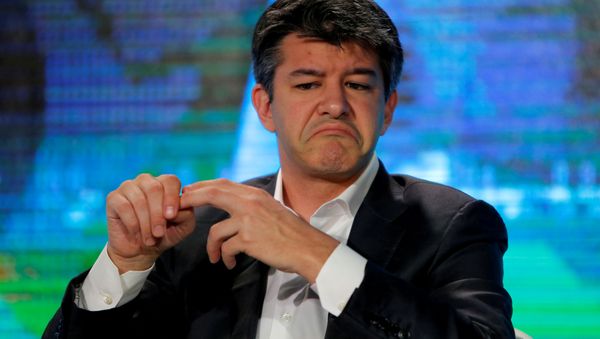 Uber CEO Travis Kalanick attends the summer World Economic Forum in Tianjin, China on June 26, 2016. REUTERS/Shu Zhang/File Photo - Sputnik International