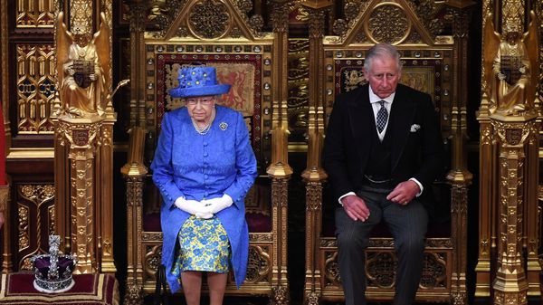 Britain's Queen Elizabeth and Prince Charles attend the State Opening of Parliament in central London, Britain June 21, 2017. Britain's Queen Elizabeth and Prince Charles attend the State Opening of Parliament in central London, Britain June 21, 2017. - Sputnik International