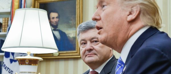 Ukrainian President Petro Poroshenko, left, and US President Donald Trump during their meeting. File photo Ukrainian President Petro Poroshenko, left, and US President Donald Trump during their meeting. File photo - Sputnik International