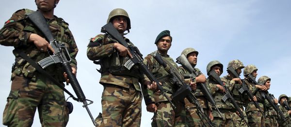 In this Mar. 15, 2016 file photo, Afghanistan's National Army soldiers stand guard, following weeks of heavy clashes to recapture the area from Taliban militants in Dand-e Ghouri district in Baghlan province, north of Kabul, Afghanistan In this Mar. 15, 2016 file photo, Afghanistan's National Army soldiers stand guard, following weeks of heavy clashes to recapture the area from Taliban militants in Dand-e Ghouri district in Baghlan province, north of Kabul, Afghanistan - Sputnik International