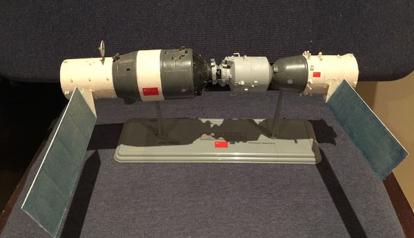 Model of a Shenzhou docked to a Tiangong - Sputnik International
