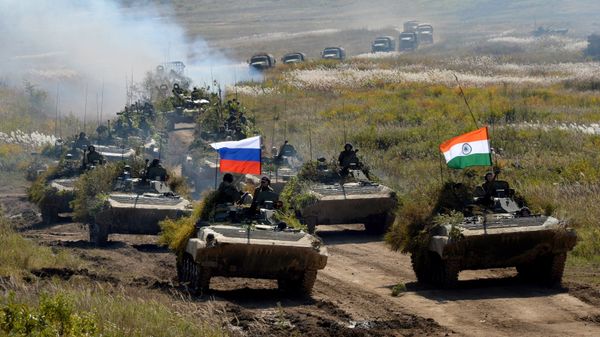Indra 2016 Russian-Indian military exercise in Primorye Territory. File photo - Sputnik International
