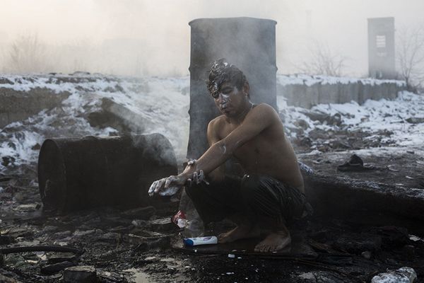 Работа испанского фотографа Алехандро Мартинес Велеса из серии Беженцы в Белграде Работа испанского фотографа Алехандро Мартинес Велеса из серии Беженцы в Белграде - Sputnik International