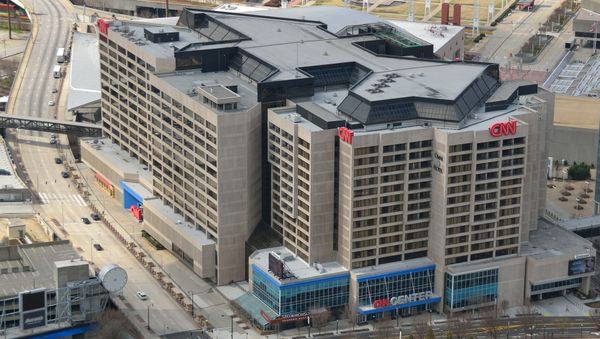 Aerial view of the CNN Center. Aerial view of the CNN Center. - Sputnik International
