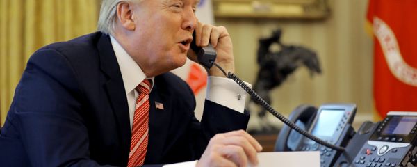 U.S. President Donald Trump congratulates Prime Minister Leo Varadkar of Ireland, during a phone call at the Oval Office of the White House in Washington, U.S., June 27, 2017 U.S. President Donald Trump congratulates Prime Minister Leo Varadkar of Ireland, during a phone call at the Oval Office of the White House in Washington, U.S., June 27, 2017 - Sputnik International