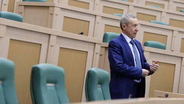Andrei Klimov, the head of the Federation Council's commission on protection of state sovereignty (File) - Sputnik International