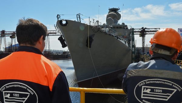Gepard 3.9 frigate floated out in Zelenodolsk. File photo - Sputnik International