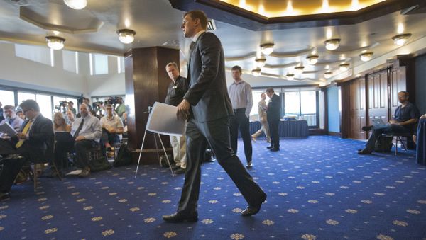 James O'Keefe, President of Project Veritas Action, walls to the podium to speak at a news conference at the National Press Club in Washington (File) James O'Keefe, President of Project Veritas Action, walls to the podium to speak at a news conference at the National Press Club in Washington (File) - Sputnik International