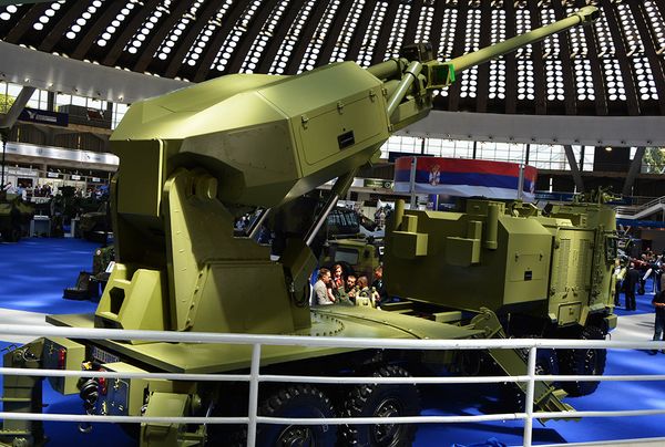 The new Serbian artillery system Aleksandar - Sputnik International