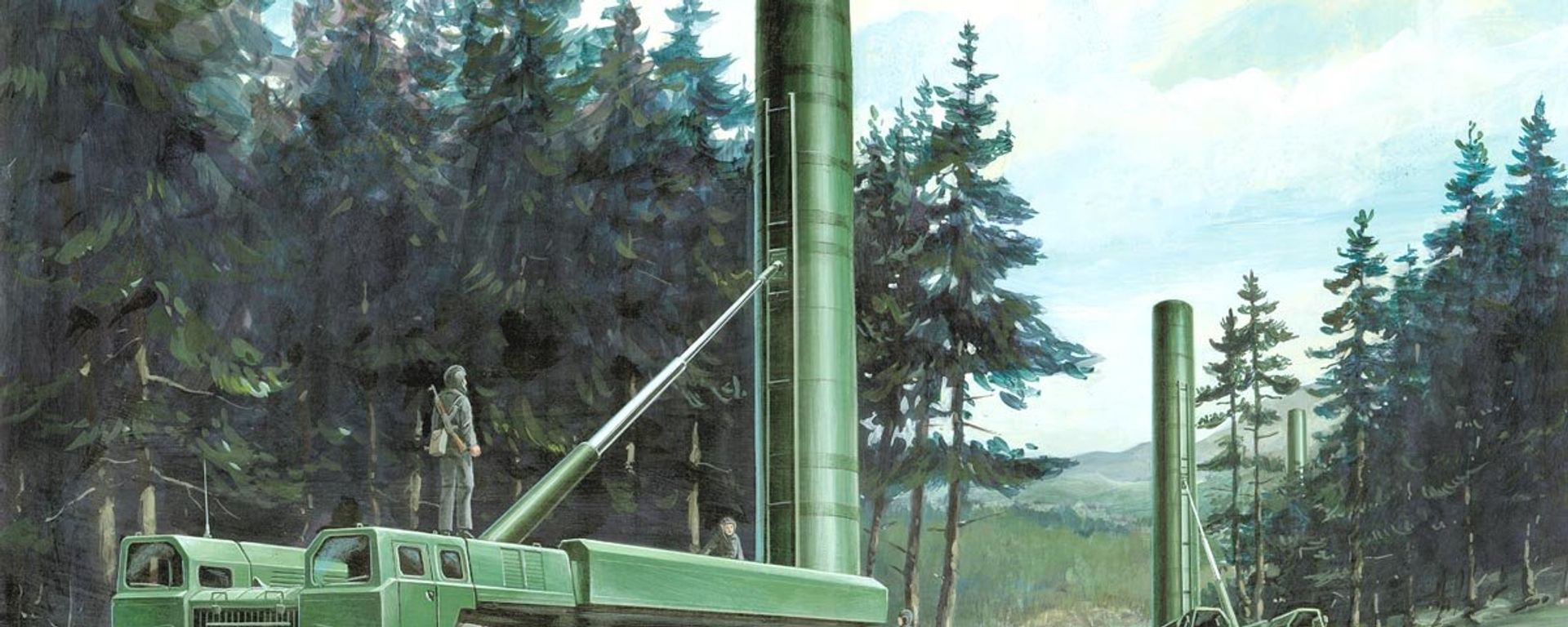 A Soviet SS-20 intermediate range missile launcher as envisioned in a US Defence Intelligence Agency report in the 1980s. A Soviet SS-20 intermediate range missile launcher as envisioned in a US Defence Intelligence Agency report in the 1980s. - Sputnik International, 1920, 10.12.2021