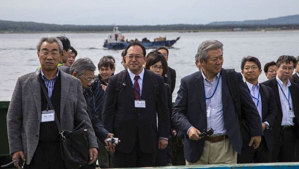 A Japanese business mission on the Kuril Islands. File photo - Sputnik International