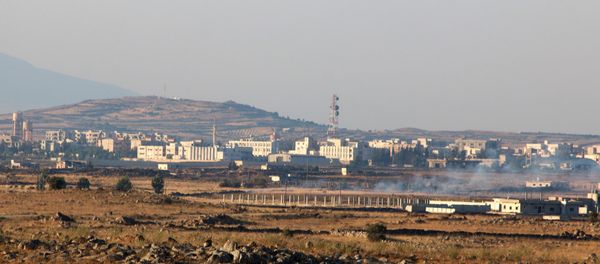 A general view shows Baath city, bordering the Israeli-occupied Golan Heights, Syria June 24, 2017 - Sputnik International